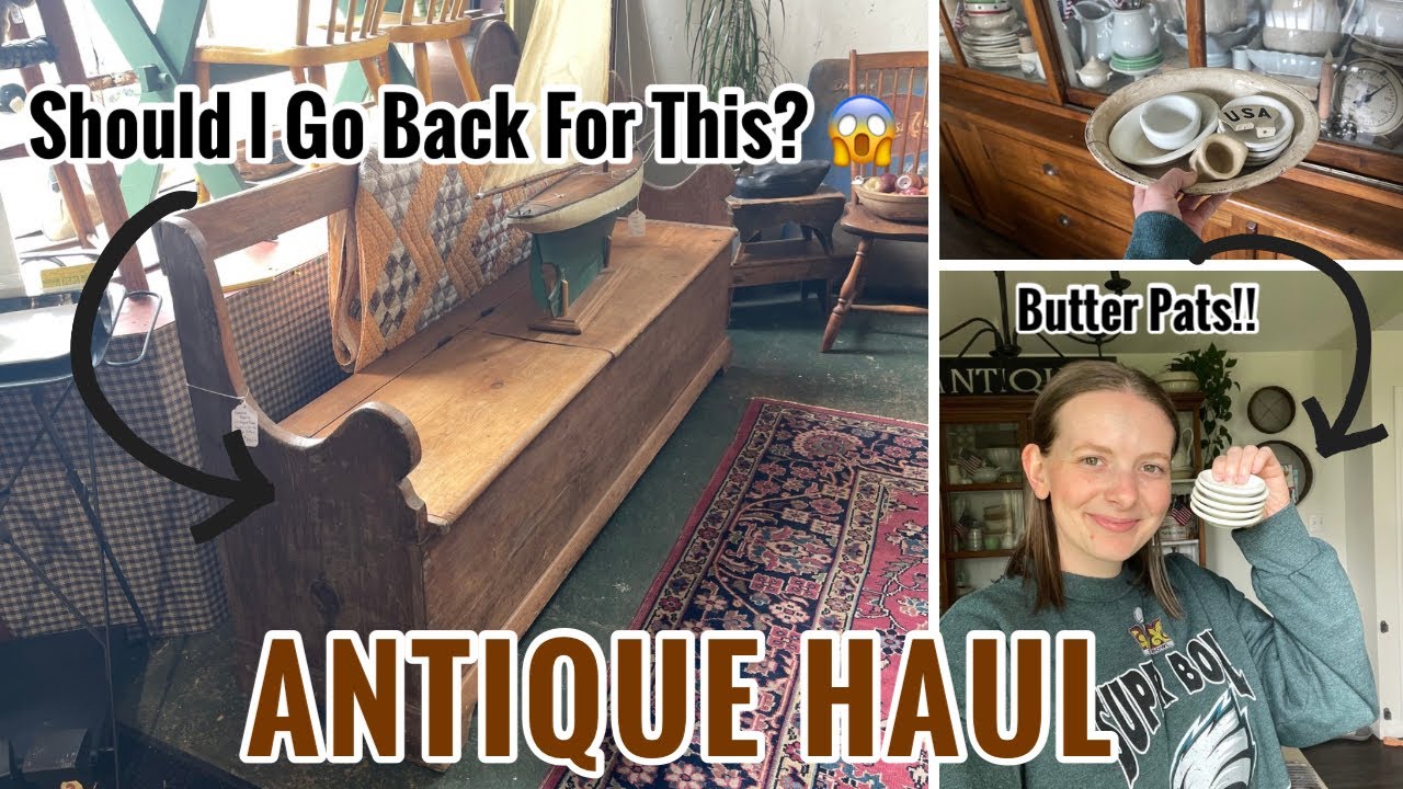 INCREDIBLE IRONSTONE FINDS! Antique Haul of Beautiful Treasures & Some Toddler Chaos