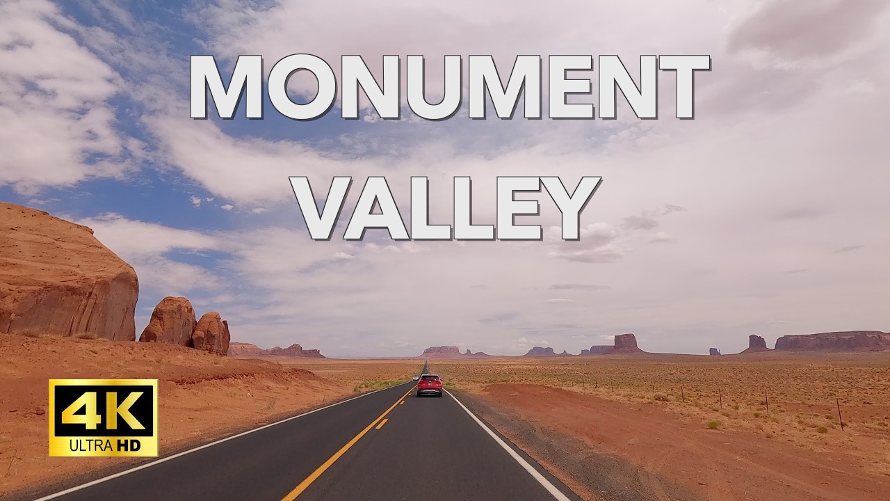 Scenic Drive to Monument Valley | Page, Arizona to Utah 4K