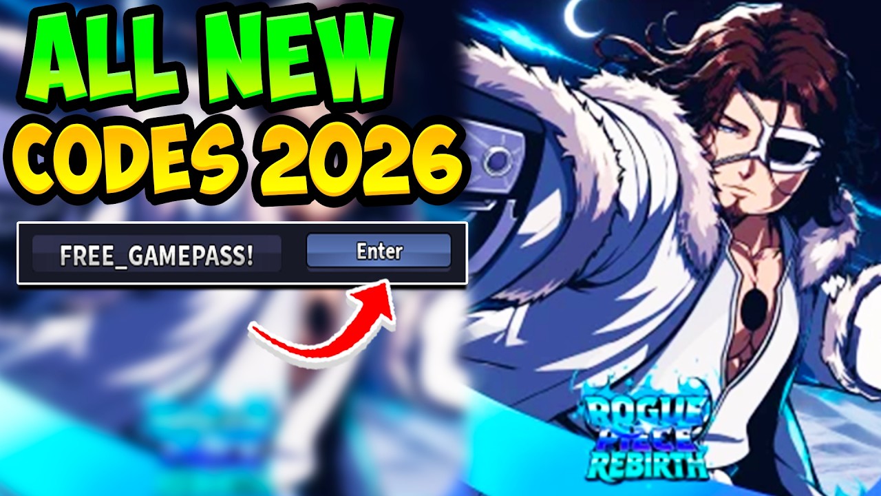 *НОВОЕ ОБНОВЛЕНИЕ* ВСЕ РАБОЧИЕ КОДЫ ДЛЯ ROGUE PIECE REBIRTH В 2026 ГОДУ! КОДЫ ROBLOX ROGUE PIECE ...