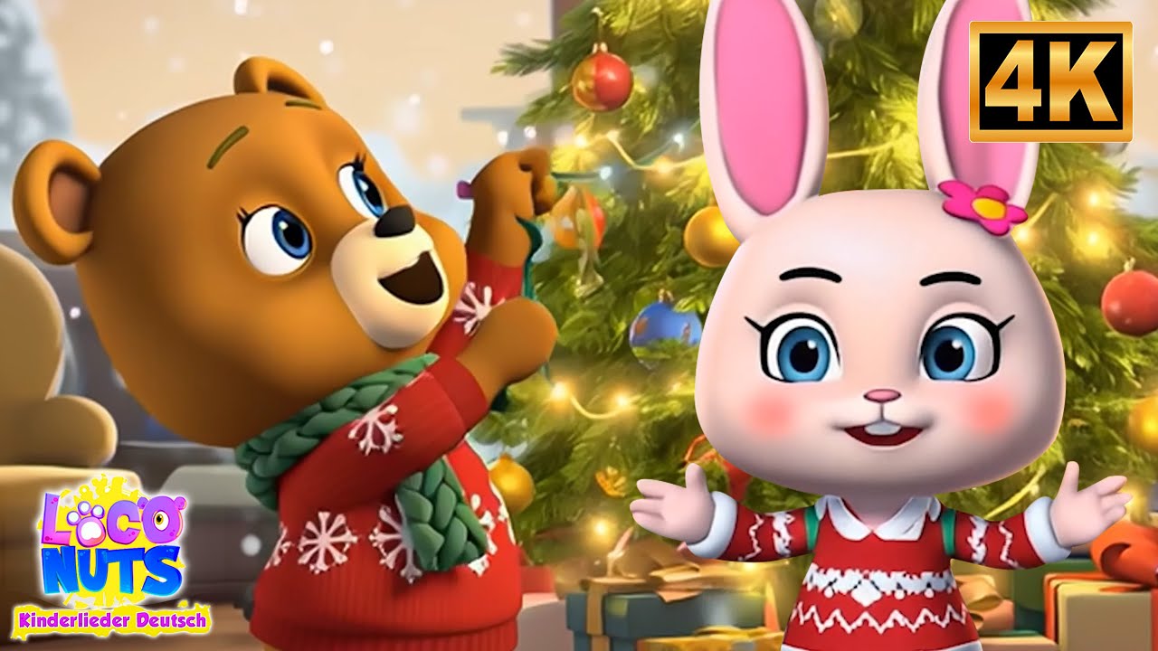 Schmückt die Hallen 🎁🎄 | Ein lustiger Weihnachtsreim für Kinder