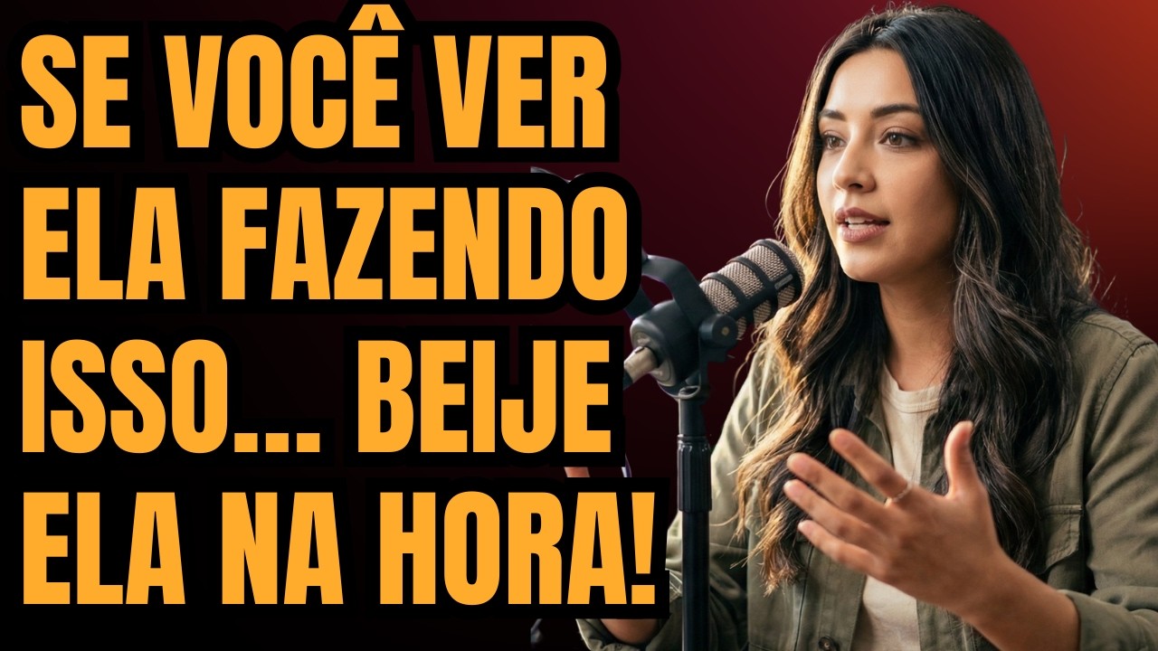 Uma mulher nunca vai dizer “me beije”… mas o corpo dela vai.