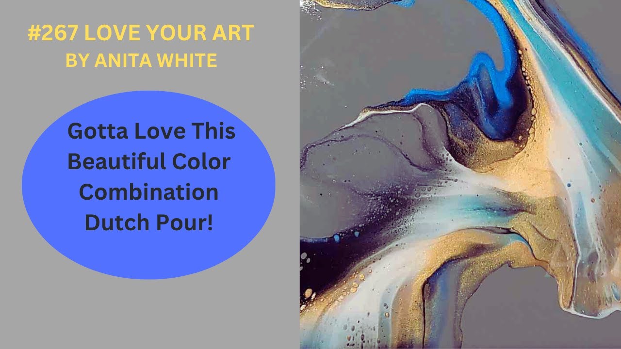 #267- Gotta Love This Beautiful Color Combination | Dutch Pour!