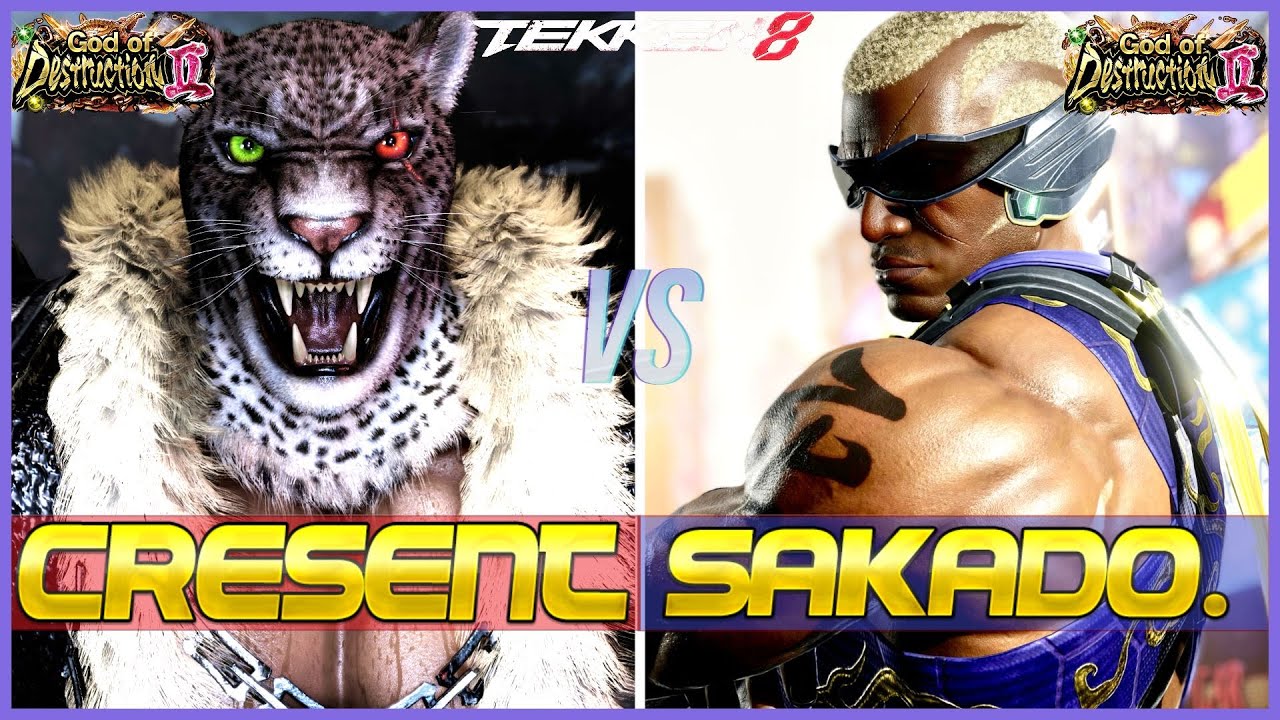 T8 ▰ CRESCENT (Armor King) Vs SAKADO (Raven) ▰ Tekken 8 High Level Gameplay