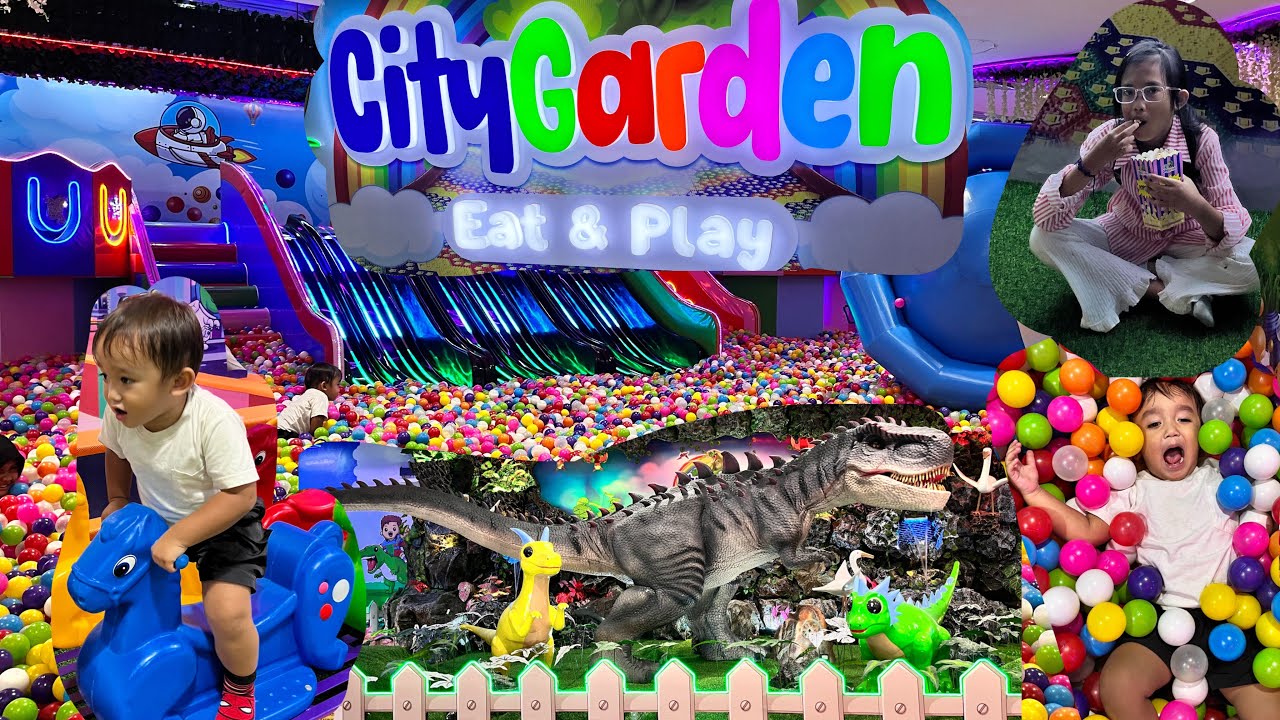 CITY GARDEN EAT&PLAY || mandi bola terbesar di jakarta ‼️emang bener??