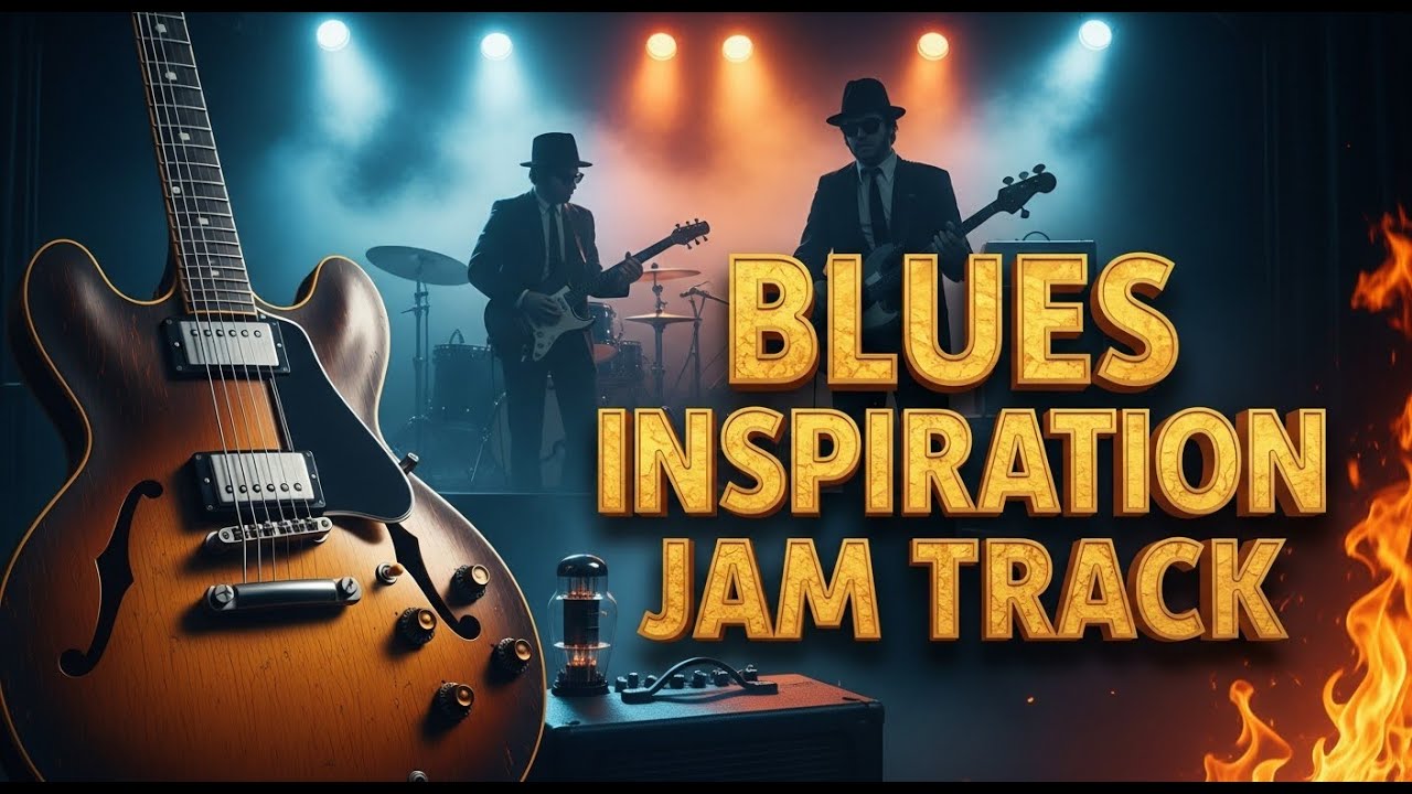 BLUES Guitar Inspiration Track - Get Your Inspiration Here or Jam With this Track