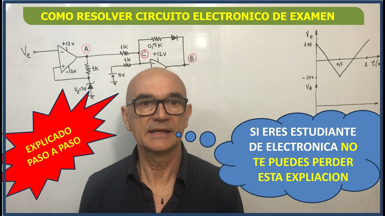 Cómo analizar circuito con OPAMPs y diodos