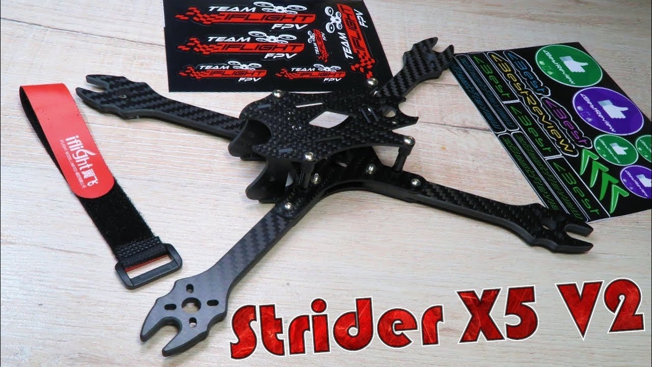✔ Карбоновая FPV Рама - iFlight Strider X5 V2! iflight-rc.com