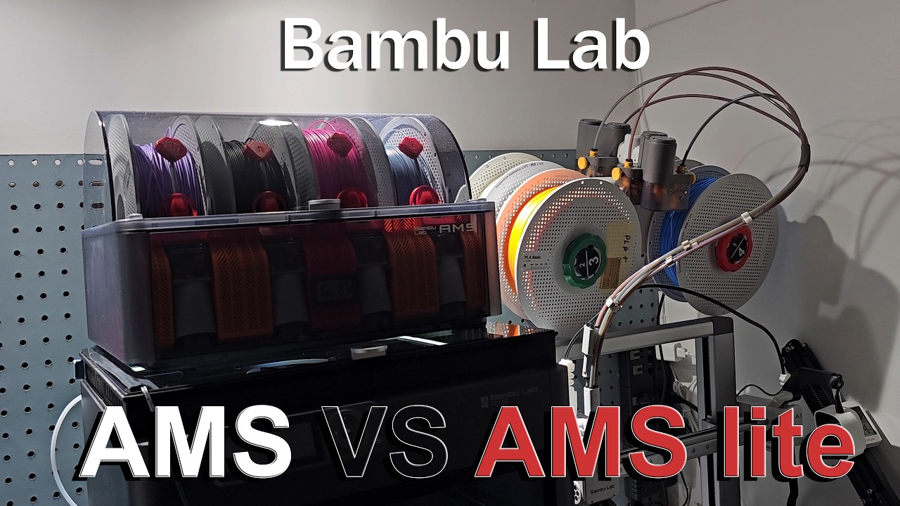Bambu Lab's AMS vs AMS Lite comparison