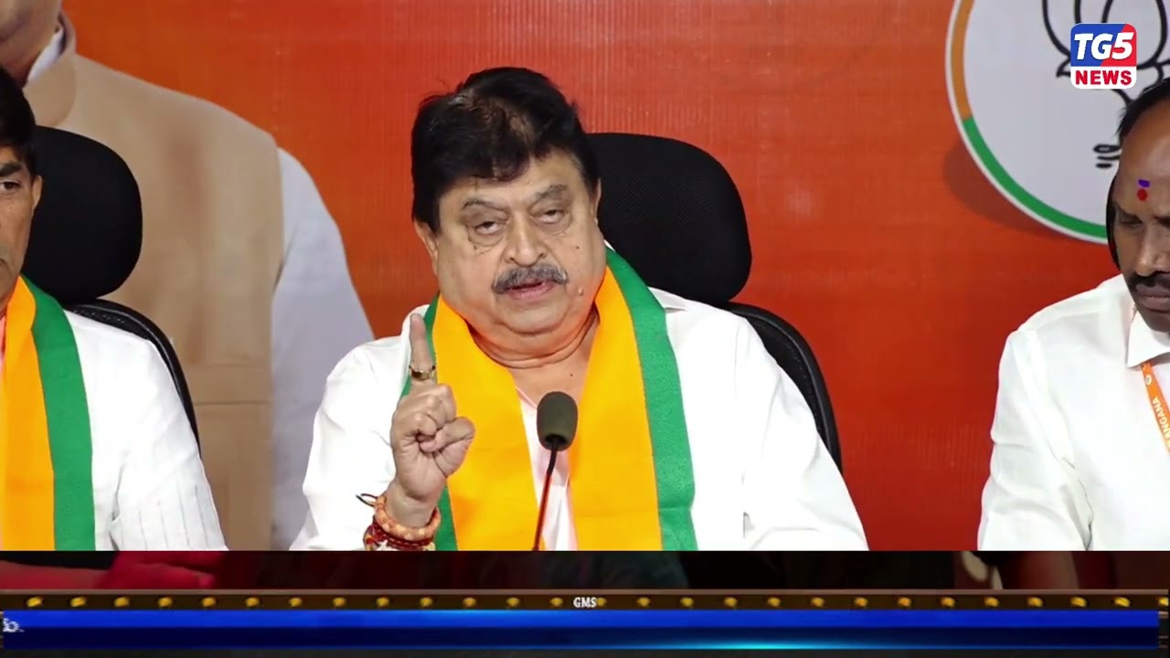 BJP State President N.Ramchander Rao, PreesMeet@TG5NewsTelugu