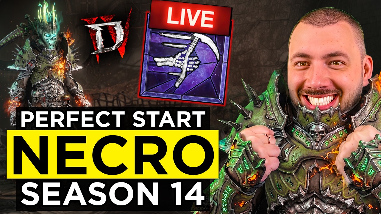 Fastest Necro from LvL 1 to Torment 12 - Diablo 4 Season 14 Death Awakening
