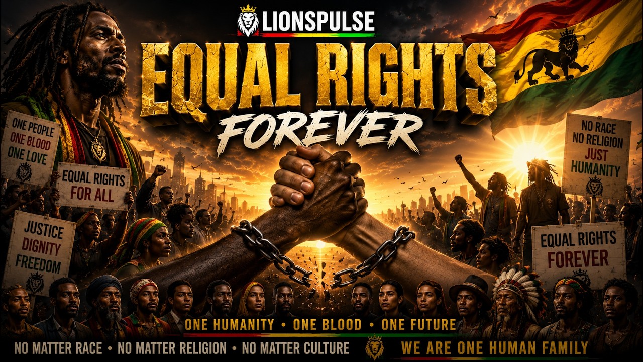 🔥 EQUAL RIGHTS FOREVER 🌍 One Blood, One Humanity | Militant Roots Reggae 2026