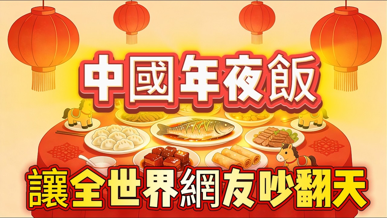 一桌普通年夜饭，炸穿海外评论区！韩国人破防、欧美懵圈：中国真的是发展中国家？