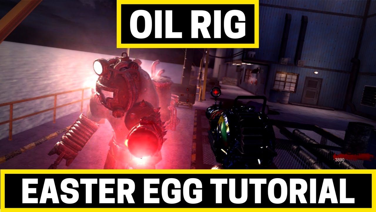 Oil Rig BO3 Version - Easter Egg Tutorial | WAW Custom Zombie Maps