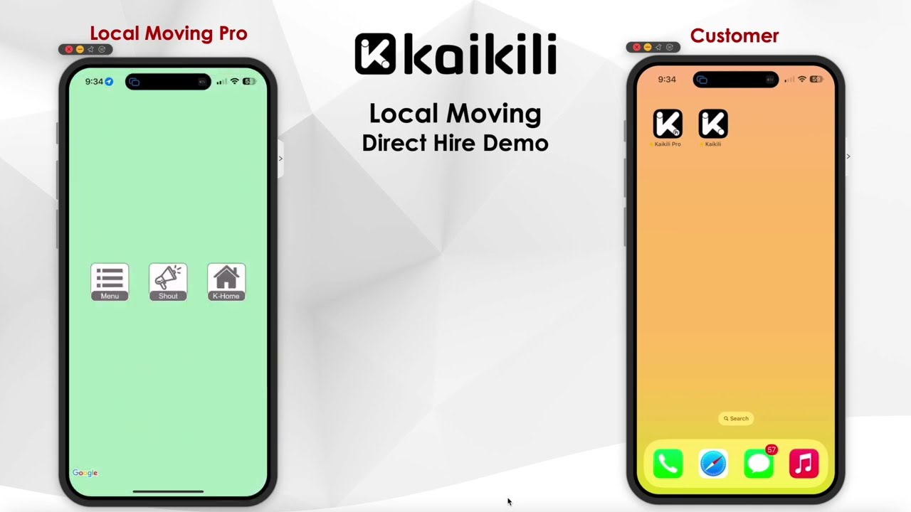 Kaikili - Local Movers Hire demo