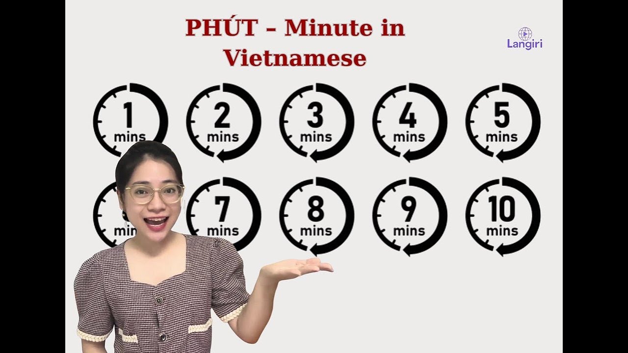 PH&Uacute;T - How to Talk About Minutes in Vietnamese