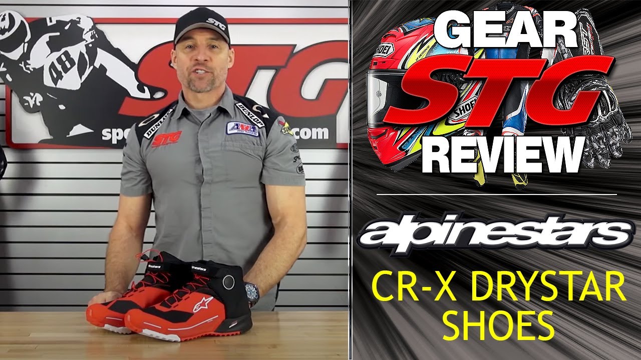 Alpinestars CR-X Drystar Shoes | Sportbike Track Gear
