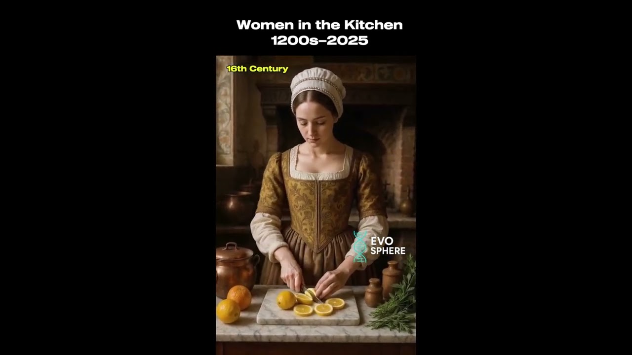 Kitchen Evolution from 1200s to 2025 | AI Time-Lapse 🍳