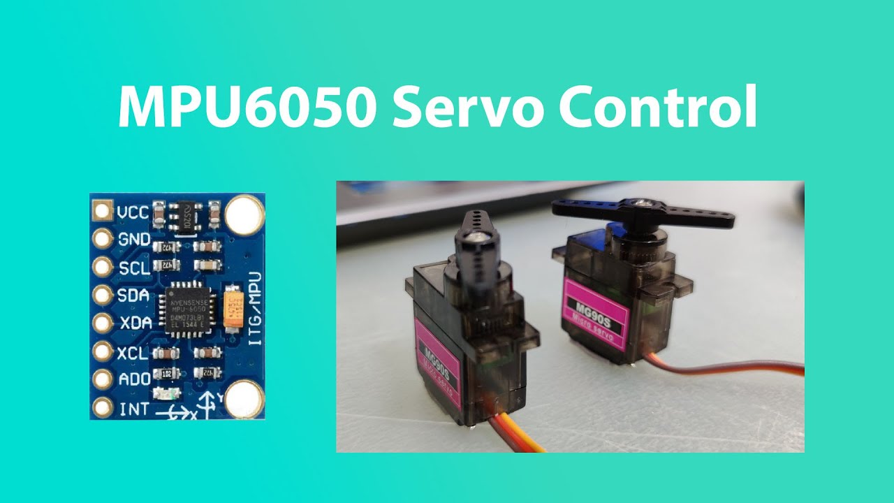 MPU6050 Accelerometer Dual Servo control