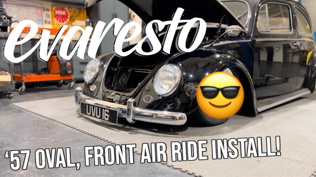EvaResto — оснащаем наш Oval Beetle 1957 года полностью новой передней подвеской Air-Ride!