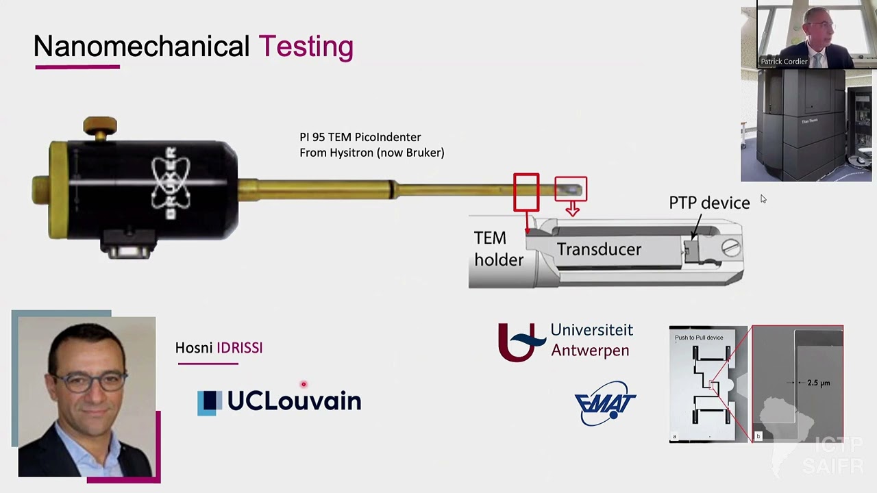 Patrick Cordier: Nanomechanical Testing of Earth Materials: Linking Atomic-Scale Deformation...
