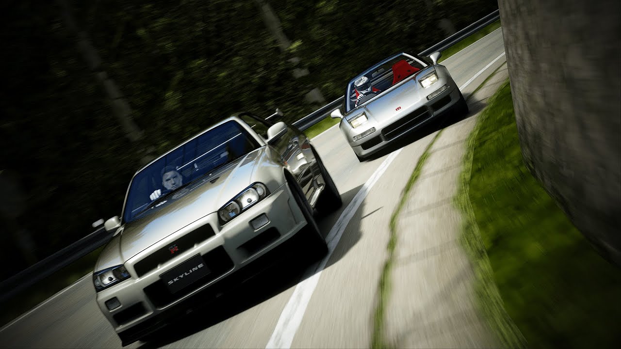 NSX vs R34 GTR | Assetto Corsa Touge Battle