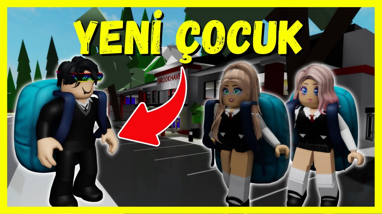 OKULDAKİ YENİ ÇOCUK😎ROBLOX Brookhaven🏡RP