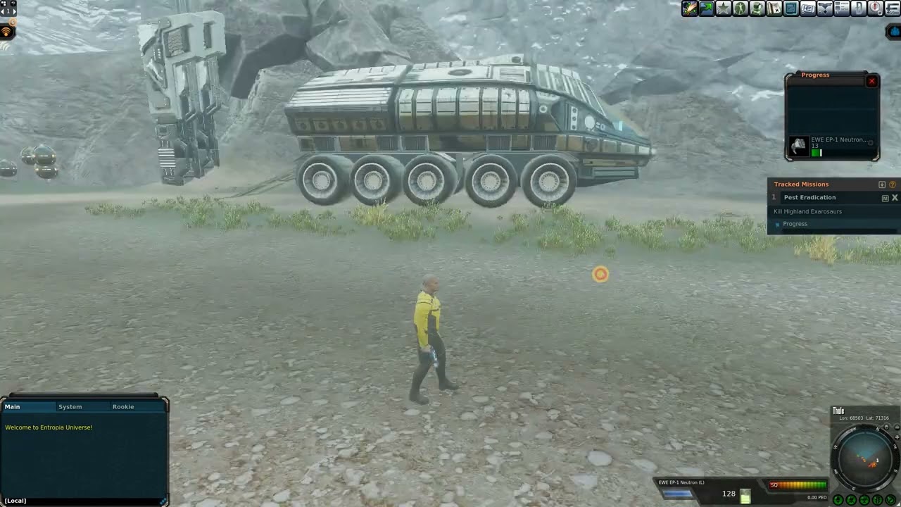 1. Калипсо, начало игры, стартовые квесты прохождение гайд, entropia universe