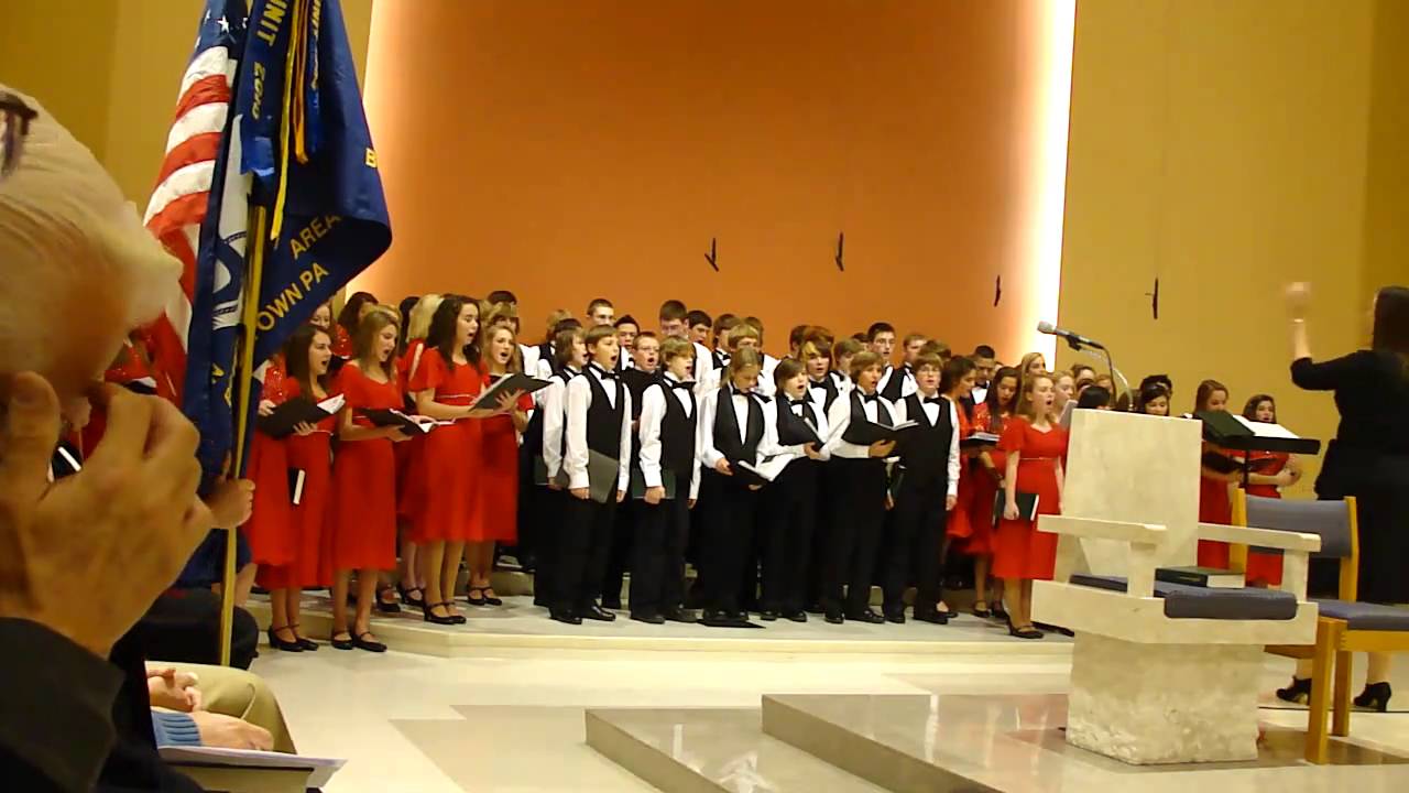 For Gary~Tim Show Choir at Church on Veterans's Day 2010