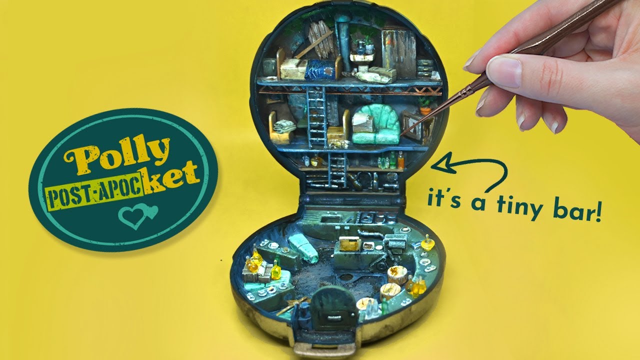 We Made a Polly Pocket into a Fallout Bunker Bar!