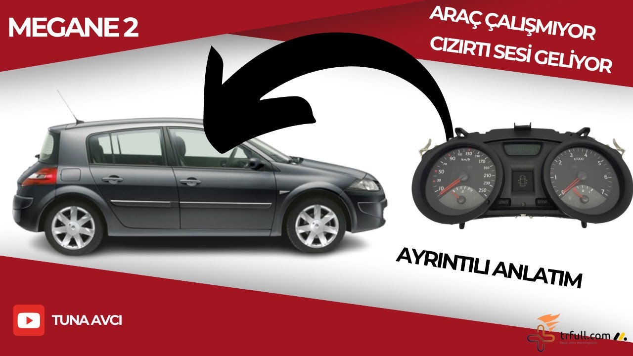 Megane 2 - Araç Çalışmıyor ve Göstergeden Cızırtı Sesi Geliyor Arızası ve Çözümü!