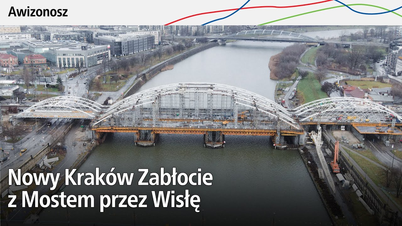#1 Nowy Kraków Zabłocie z Mostem przez Wisłę - Krakowska Średnica 2050