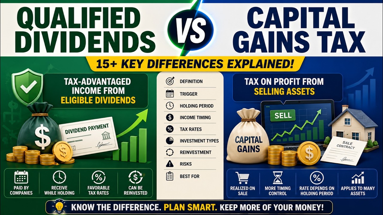 Difference Between Qualified Dividends and Capital Gains Tax