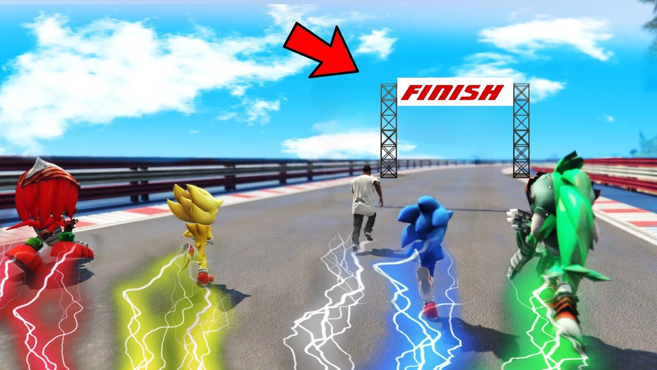FRANKLIN Challenges Every SONIC for RACE In GTA 5!