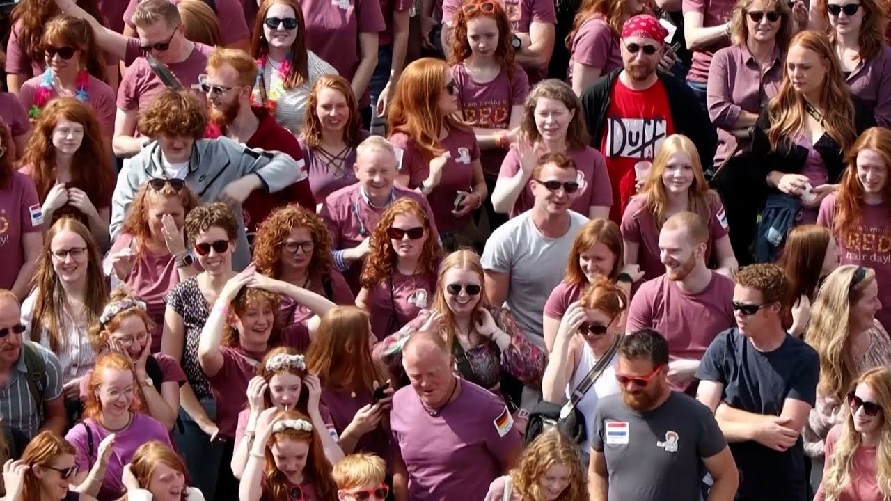 Redhead Days: Los registros que dejó el festival de pelirrojos realizado en Países Bajos