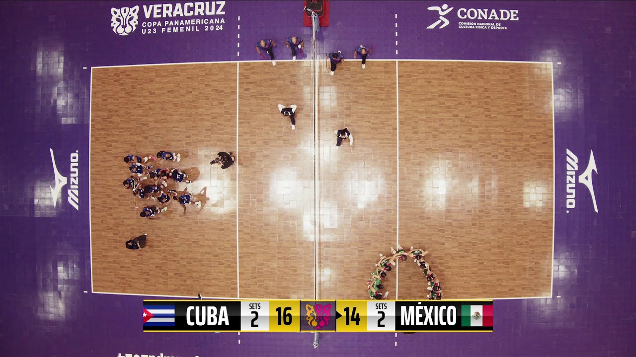 COPA PANAMERICANA U23 FEMENIL, VERACRUZ 2024. SEMIFINAL 🇲🇽 MÉXICO VS CUBA 🇨🇺
