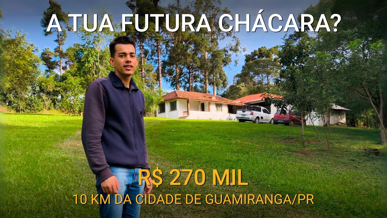 CHÁCARA DOS SONHOS | Casa Sede, Tanques, Pomar e Nascente!