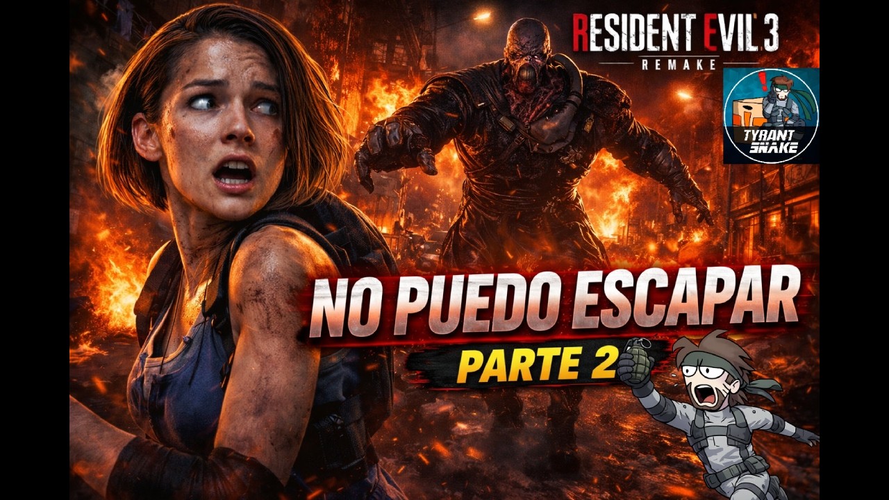 RE Engine Resident Evil 3 Remake | Nemesis no me deja escapar | Parte 2🧟‍♂️🔥