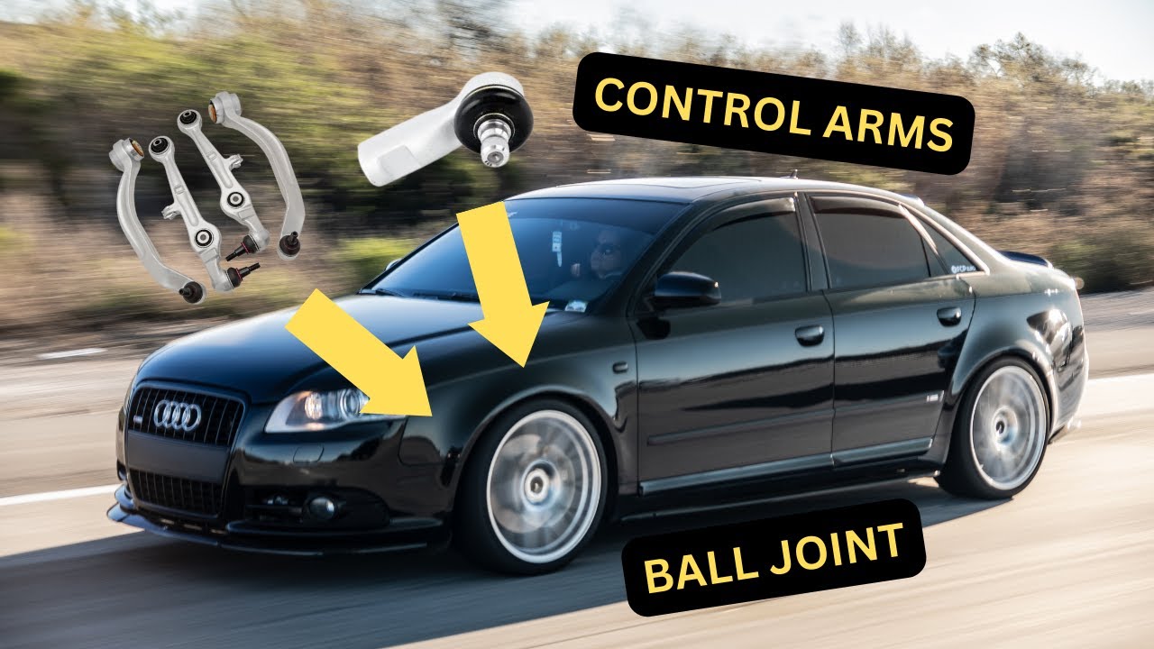 B7 A4 | SPC Ball Joint and 034 Motorsports Lower Control Arm Replacement