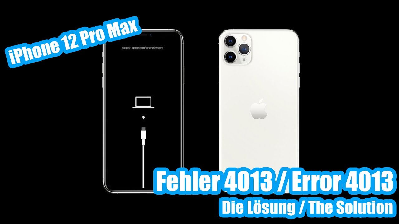 iPhone 12 Pro Max Fehler 4013 - Wichtige Daten - iPhone startet nicht mehr - Fehler 4013 Reparatur