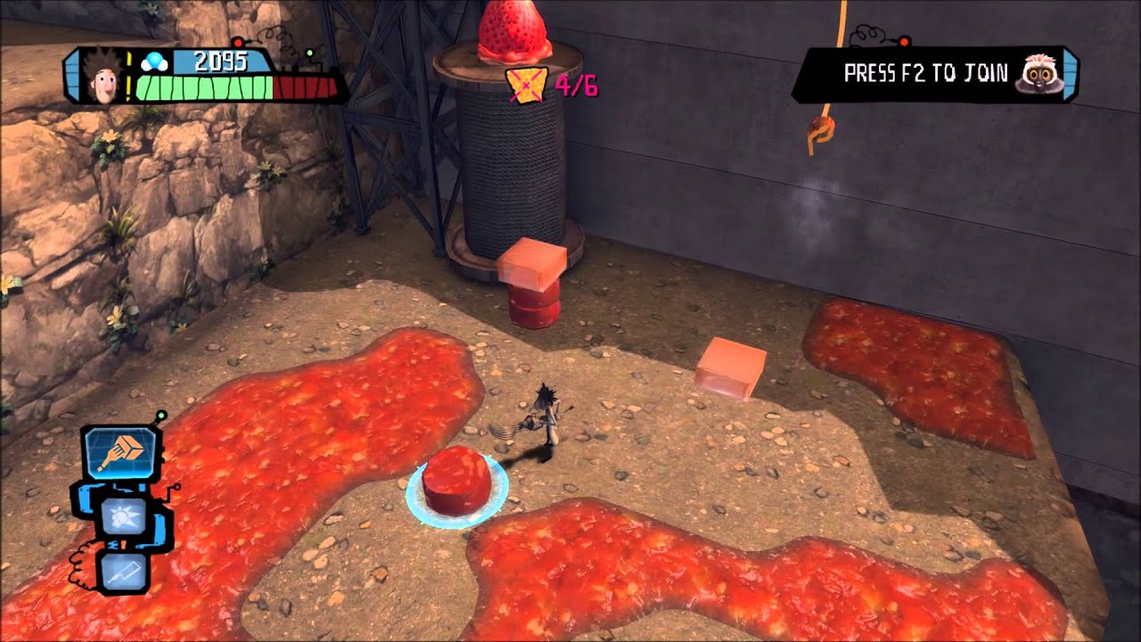 PC Game Walkthrough - Cloudy With A Chance Of Meatballs - Act 4 - Food Falls Freeway
