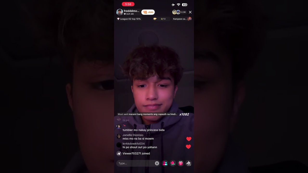 PBB Collab 2.0 Фред Мозер TikTok прямая трансляция 020326