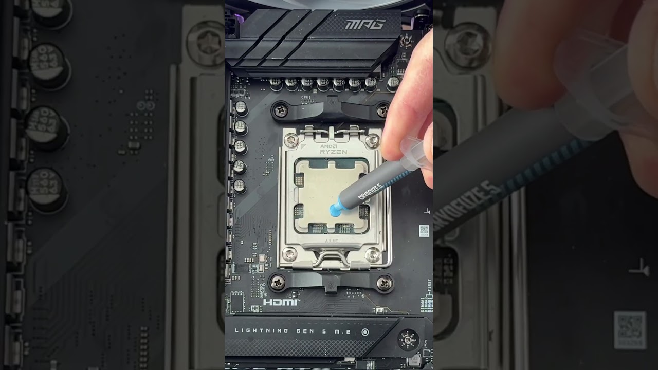 MULTI-COLOR THERMAL PASTE - Cooler Master CryoFuze 5 #shorts