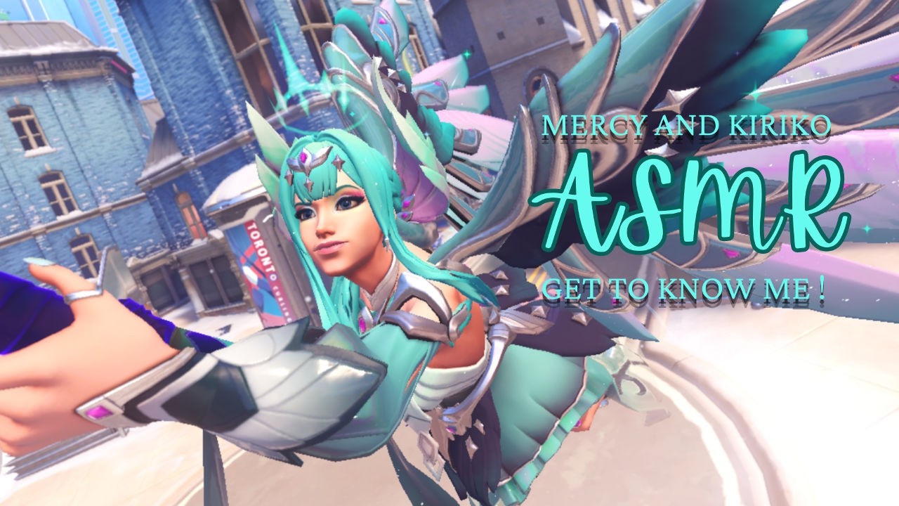 asmr .ᐟ mercy gameplay + get to know me (clicky whisers) ꒰𑁬 overwatch ໒꒱