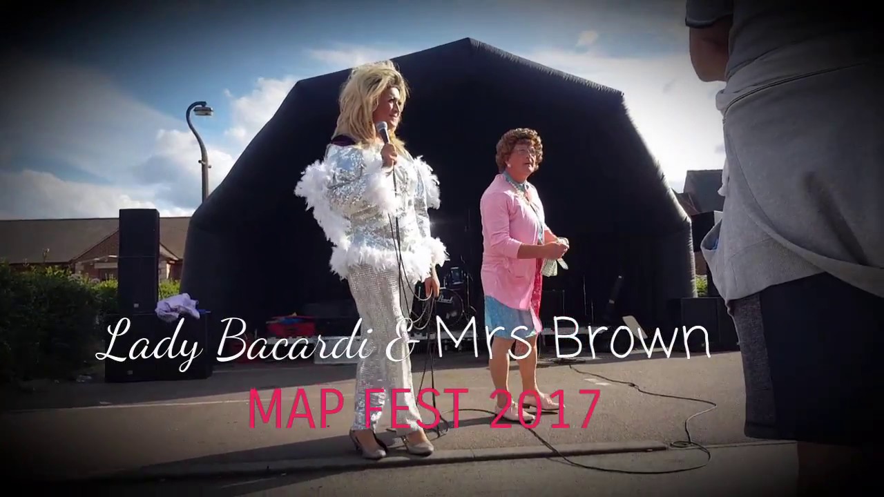 Lady Bacardi & Mrs Brown map fest 2017
