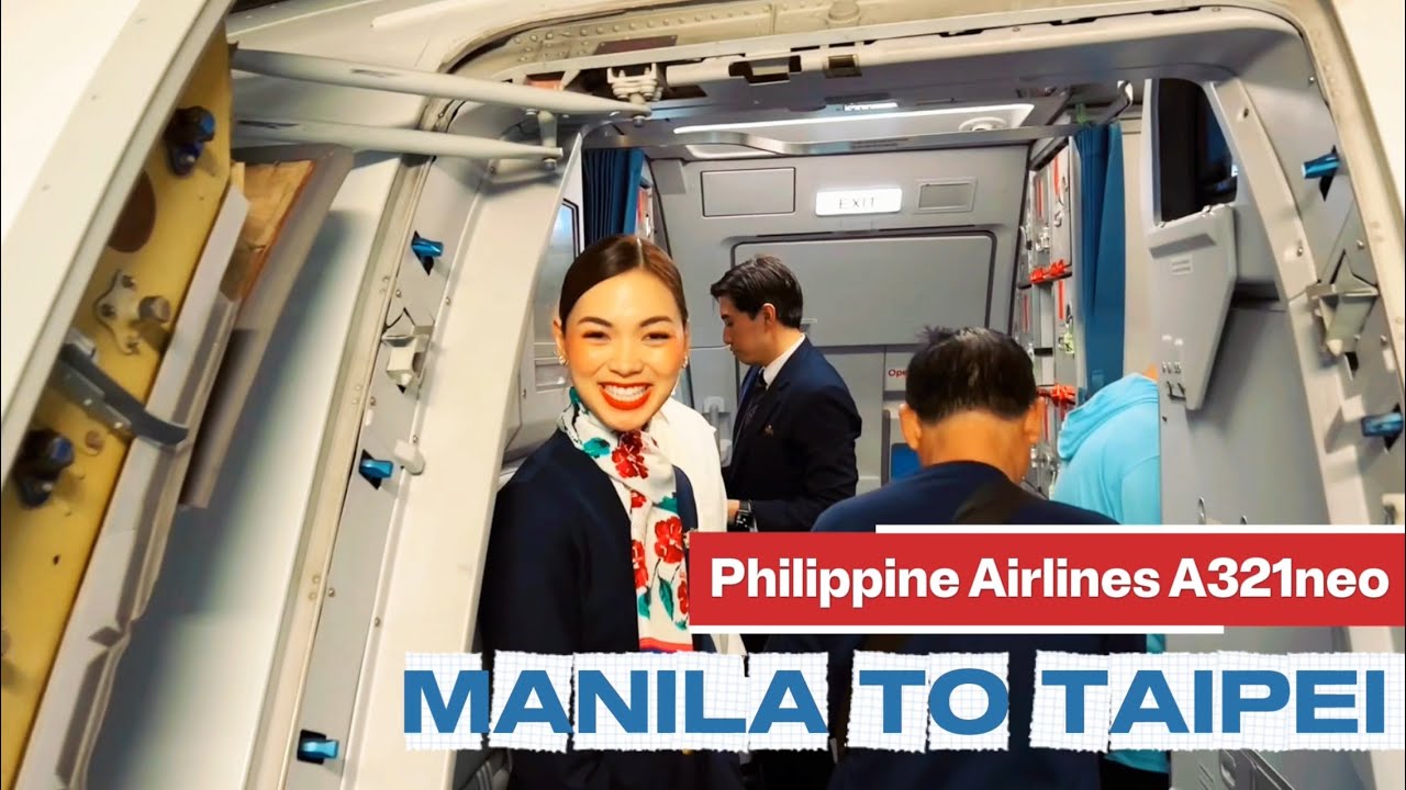 MANILA TO TAIPEI | Philippine Airlines A321neo Flight