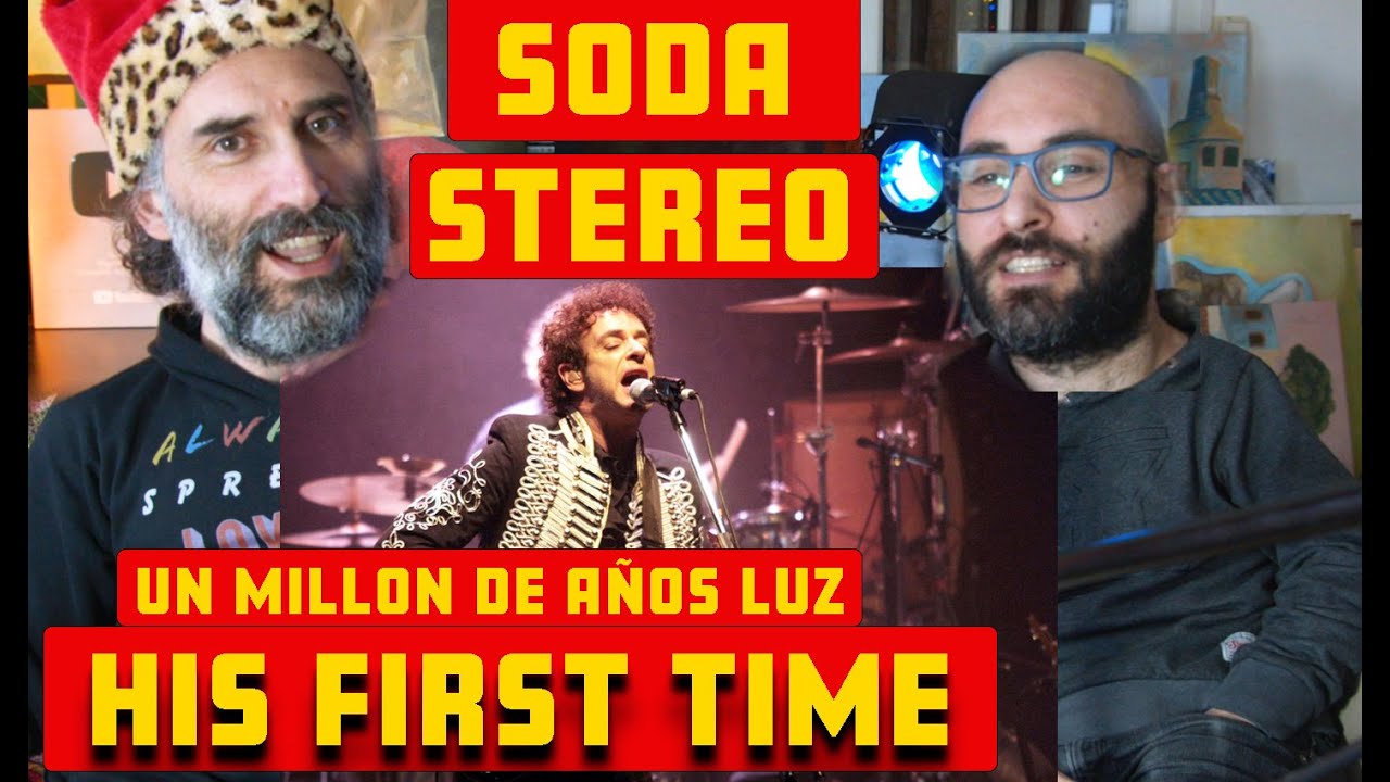 Soda Stereo - Un Millon De Años Luz (2007) his first time listening reaction 🇮🇹