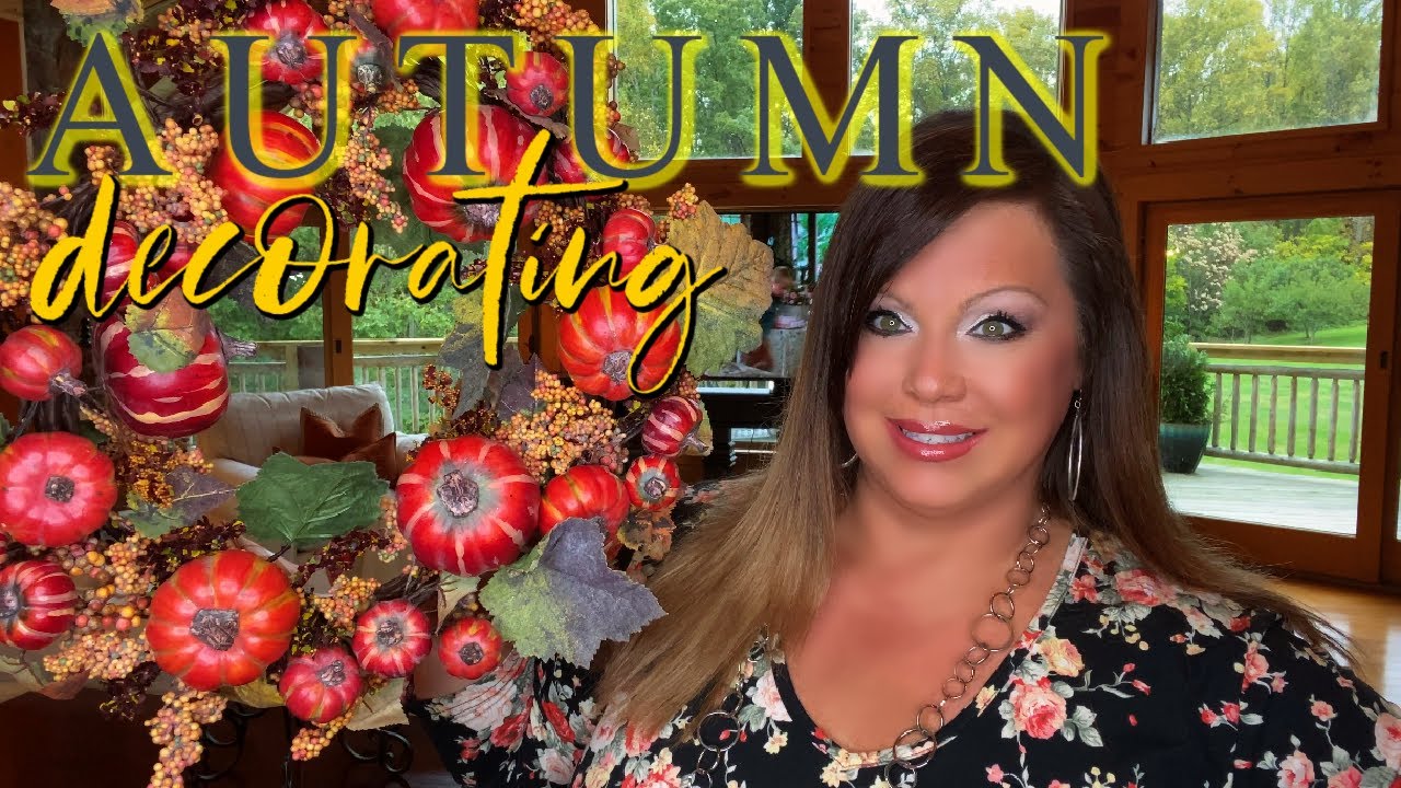 Fall Decorating In The Family Room // New Sectional Sneak Peek // Kitchen And Flooring UPDATE!