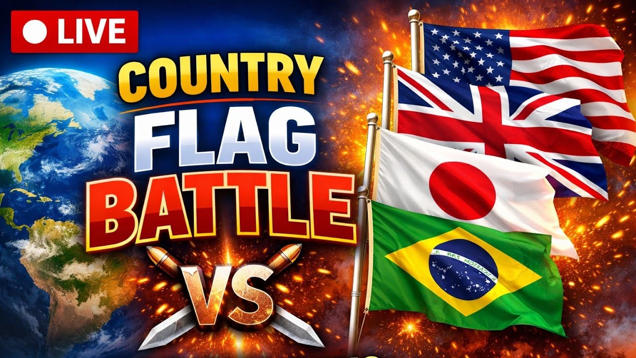 🌍🚩 Learn Geography with Flag Battle 🔥📅 Live on 20.02.26