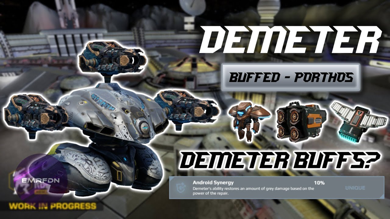 [WR]🔥HOW GOOD IS THE DEMETER AFTER ITS RANDOM BUFF?! SUPER HEALING PORTHOS DEMETER! | War Robots