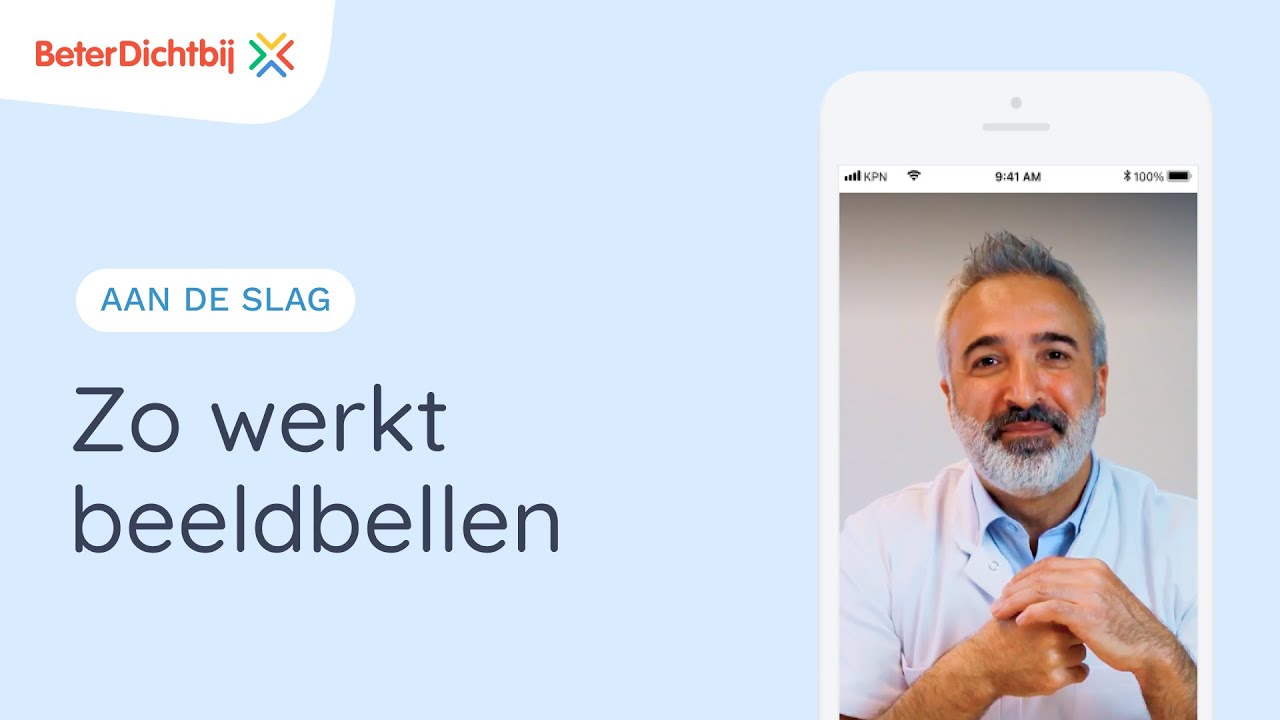 Zo voert u een beeldbelgesprek via de BeterDichtbij app